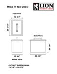 L5312 - Stainless steel ice chest 21  x 16 - Image 2