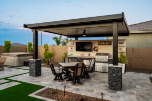 Patio Cover and outdoor kitchen