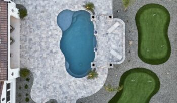 Artificial turf installation